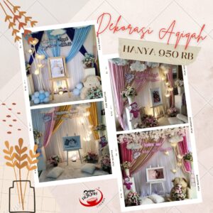 dekorasi aqiqah cirebon